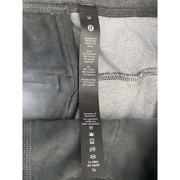 Lululemon City Sweat Jogger Pants Mens M Earth Dye Stone Gray 29” Inseam Stretch - Picture 10 of 16